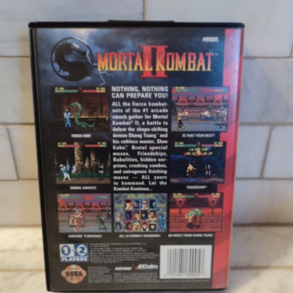 Sega Genesis video game "Mortal Combat II" - Picture 2 of 3
